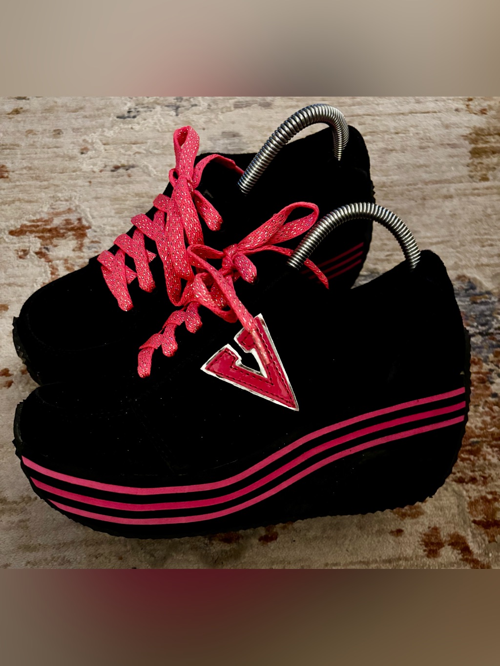Original Vintage Y2k 90’s Volatile Elevation Platform Wedge Sneakers!